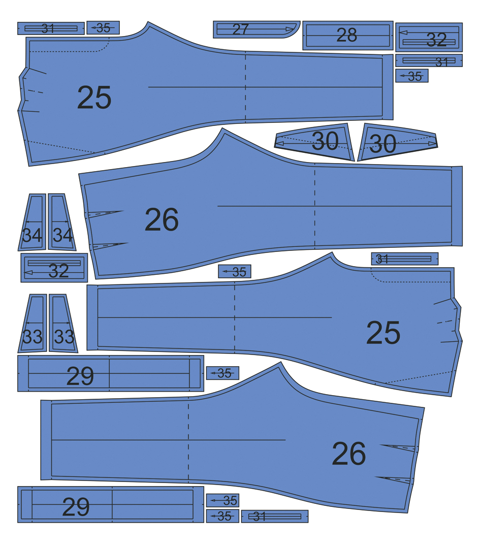 Раскрой одежды. Раскладка лекал на ткани. Раскладка лекал брюк. Лекало брюк женских раскладка. Однокомплектная раскладка лекал.