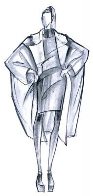 Женское пальто: глянец против ворса. Большие объемы