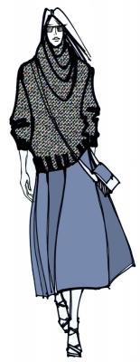 Тенденции. Вязаный трикотаж: «Мокрый» блеск Тенденции. Вязаный трикотаж: «Мокрый» блеск