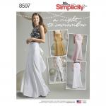 Конверт Simplicity 8597. Спецвыпуск журнала «ШиК: Шитье и крой. Simplicity. Большие размеры» № 04/2019 (апрель) анонс с выкройками