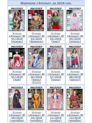 Список статей журнала «Ателье» за 2018 г. (85030-Atelier-2018-Content-b.jpg)